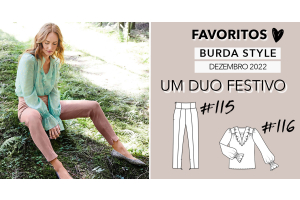 Favoritos: um duo festivo na Burda Style Dezembro 2022