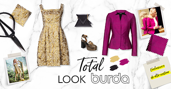 O look Burda Style para estas festividades: exclusivo e de alta-costura!