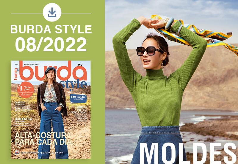 A coleção de moldes em PDF da revista de agosto da Burda Style já está online!