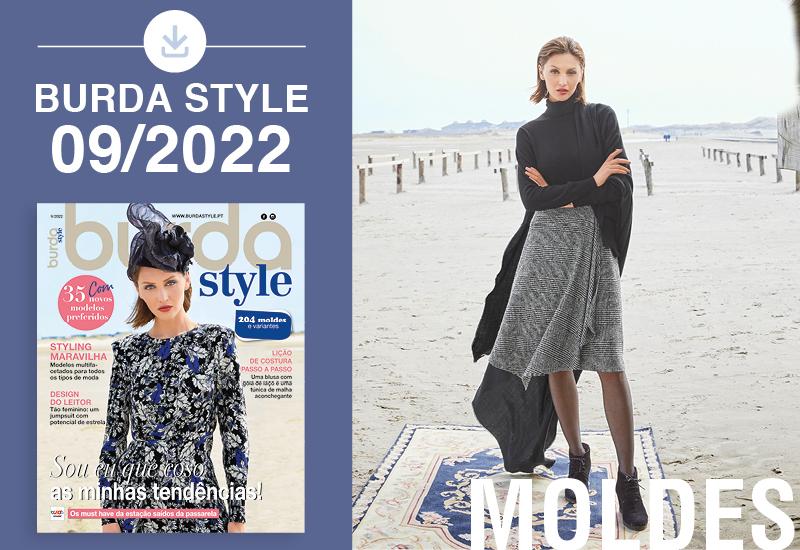 A coleção de moldes em PDF da Burda Style de Setembro de 2022 já está disponível online!