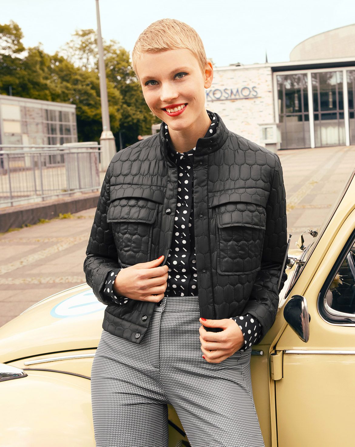  Casaco de tecido acolcoado #105 | Burda Style 10/22